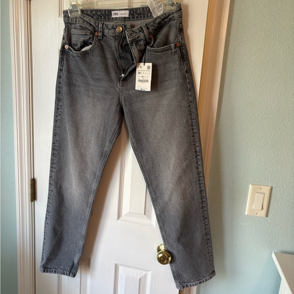 Zara Gray Flare & Wide Leg Jeans - Picture 4 of 4